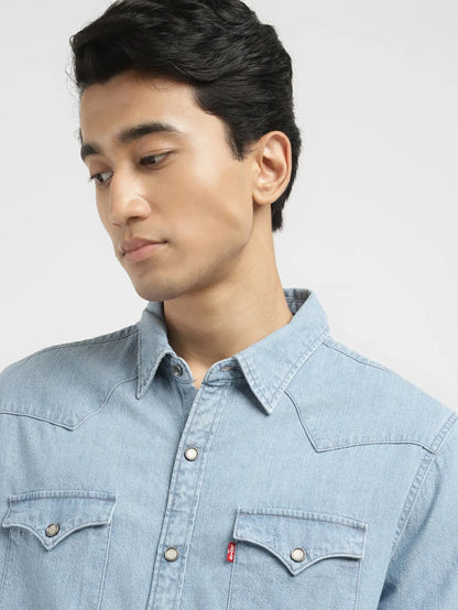 Levi’s Men Solid Slim Fit Shirt