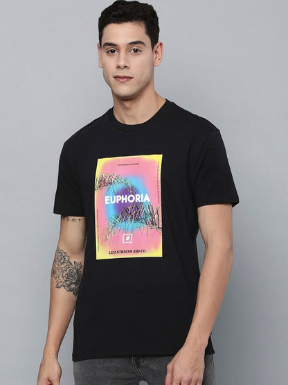 Levi’s Black Euphoria Printed Crew T-SHIRT