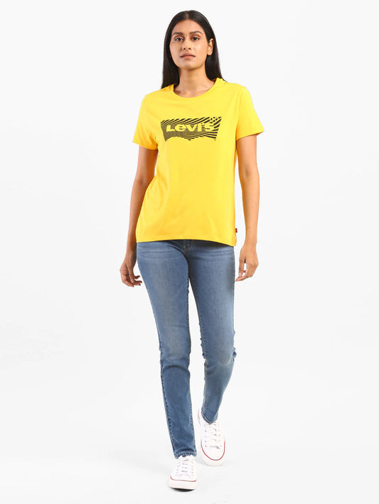 Levi’s Women's Brand logo Regular Fit T-shirt