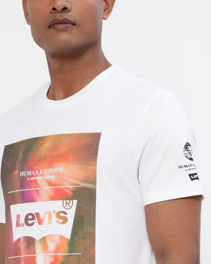 Levi’s Regular Fit Logo Print Crew-Neck T-Shirt