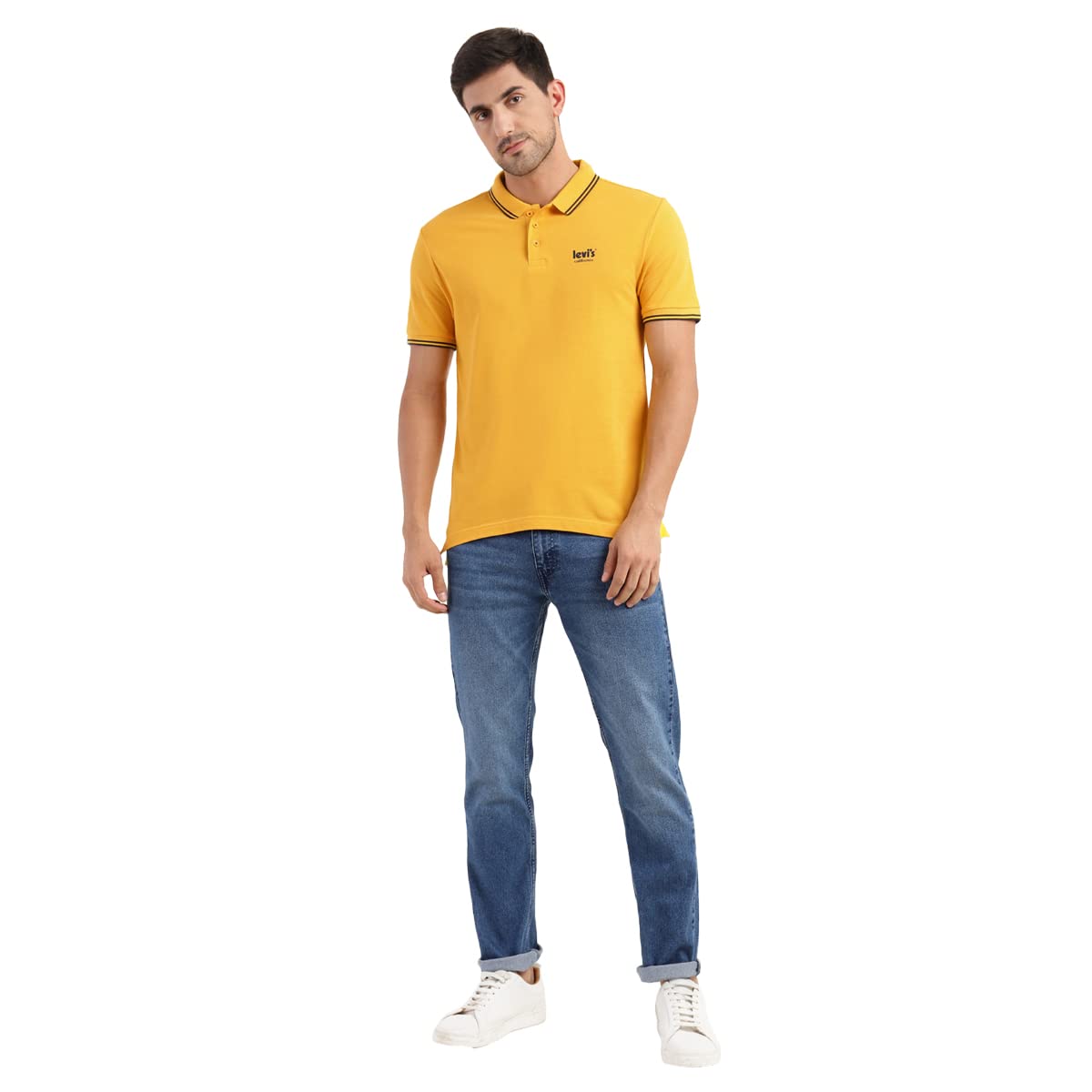 Levi's Men's Regular Fit Brand Logo Polo T-Shirt