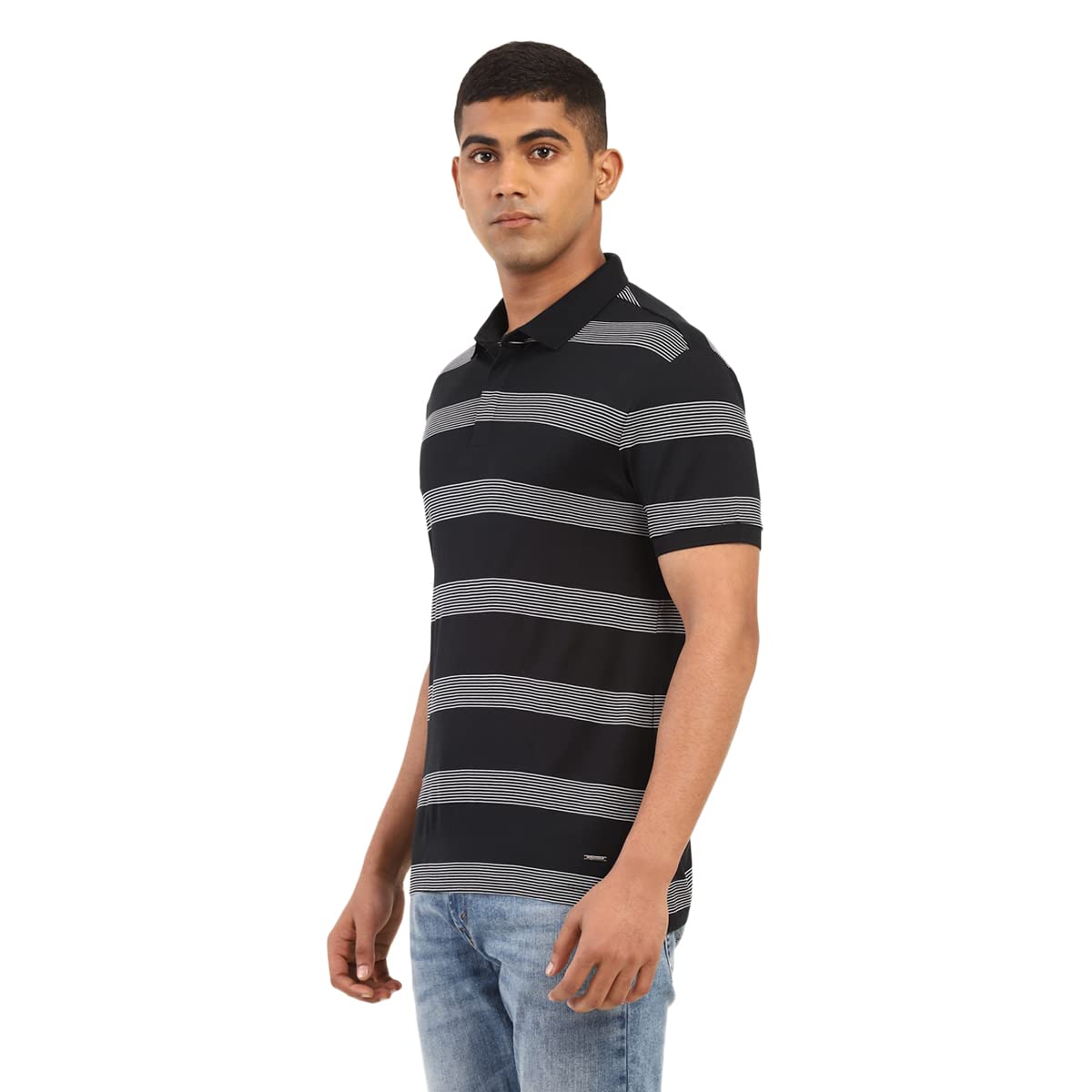 Levi's Men's Regular Fit Stripes Polo T-Shirt