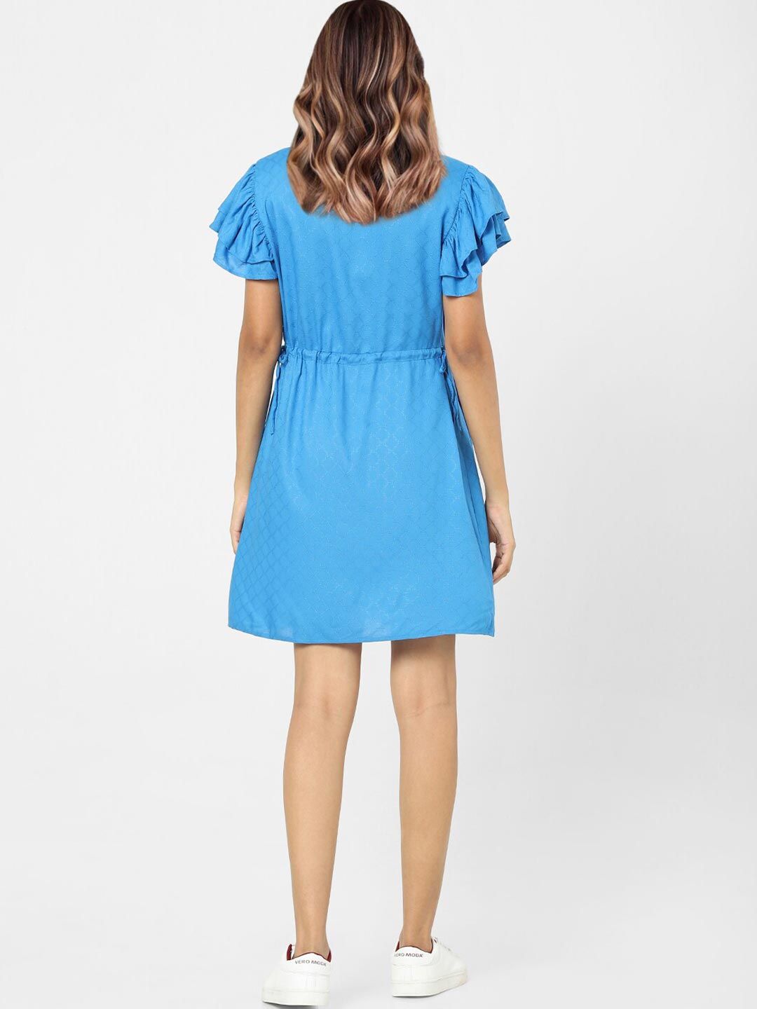 Vero Moda A Women Shift Blue Dress