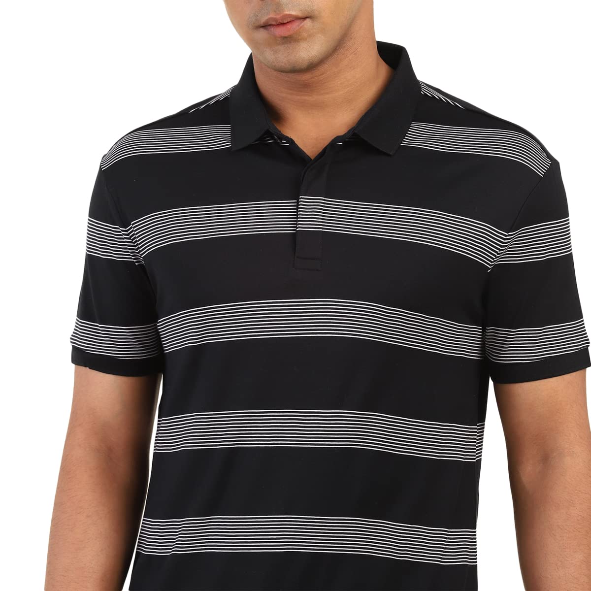 Levi's Men's Regular Fit Stripes Polo T-Shirt