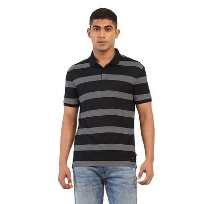 Levi's Men's Regular Fit Stripes Polo T-Shirt