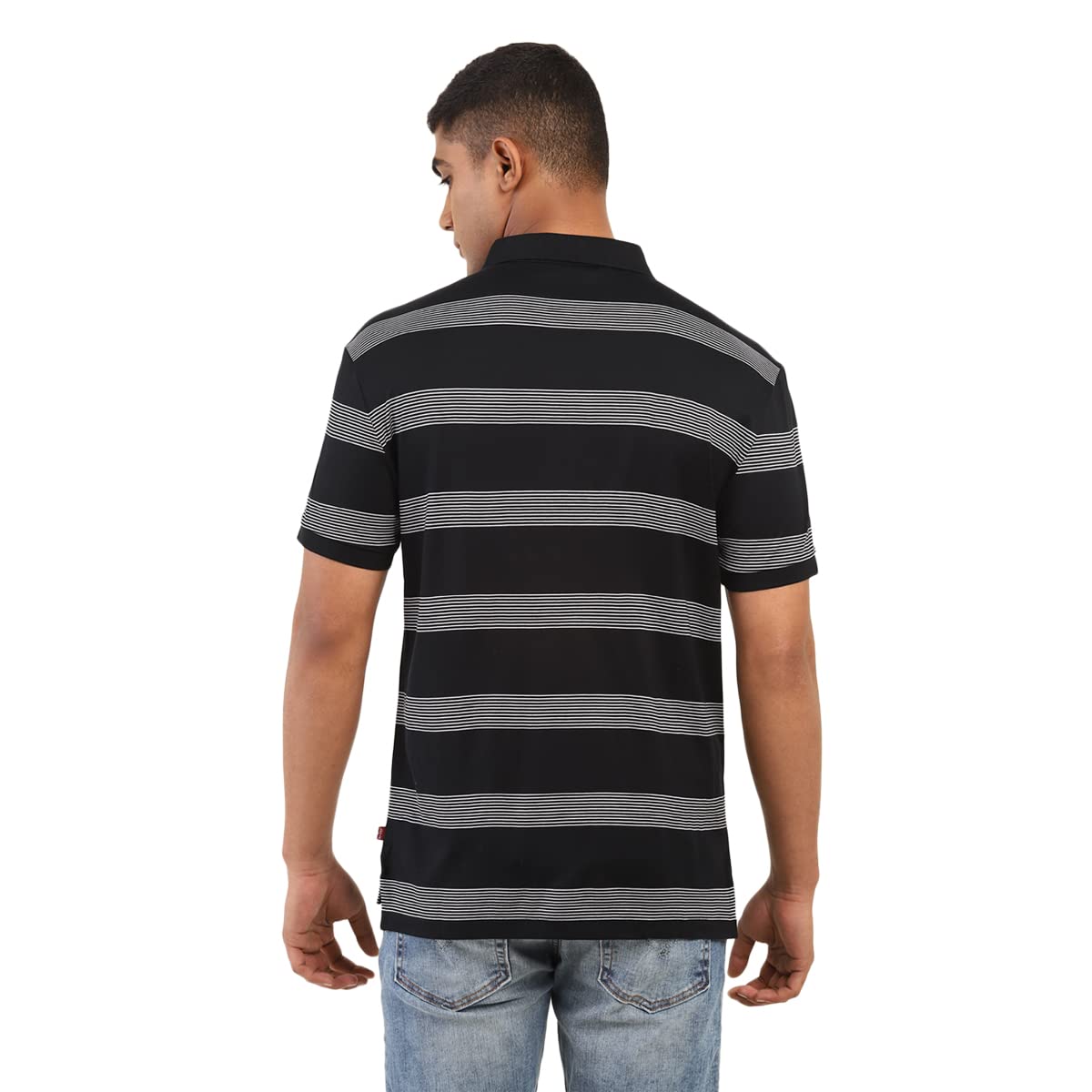 Levi's Men's Regular Fit Stripes Polo T-Shirt