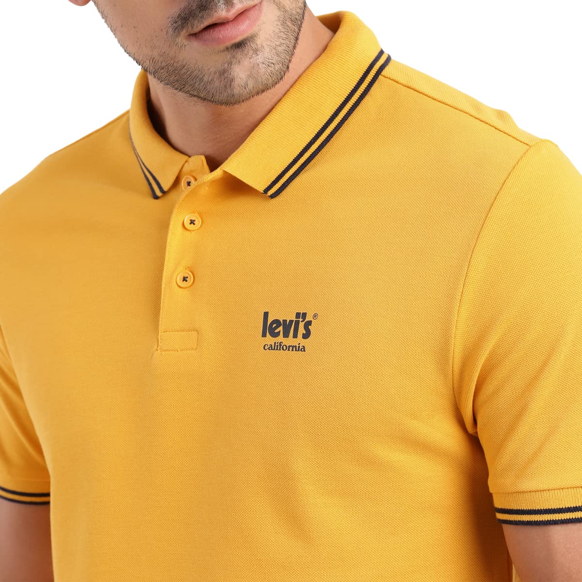 Levi's Men's Regular Fit Brand Logo Polo T-Shirt