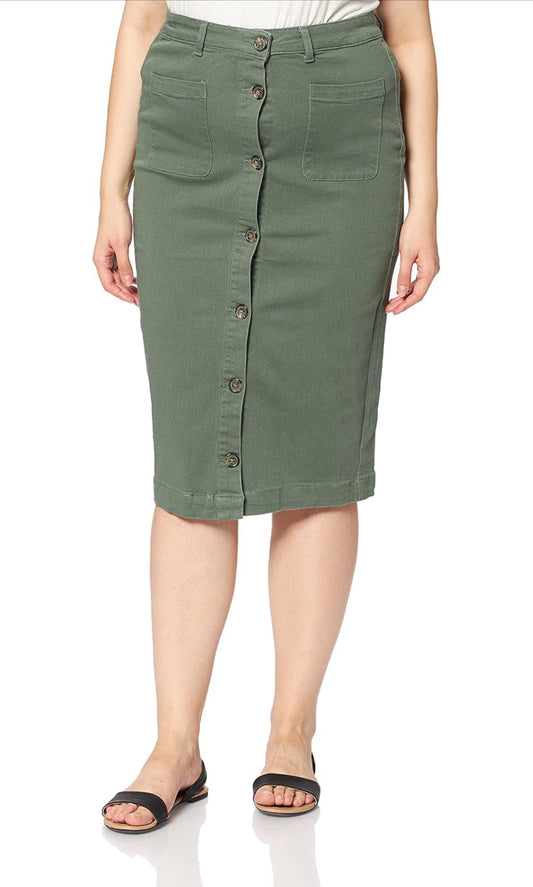 Vero Moda Cotton Blend Western Skirt