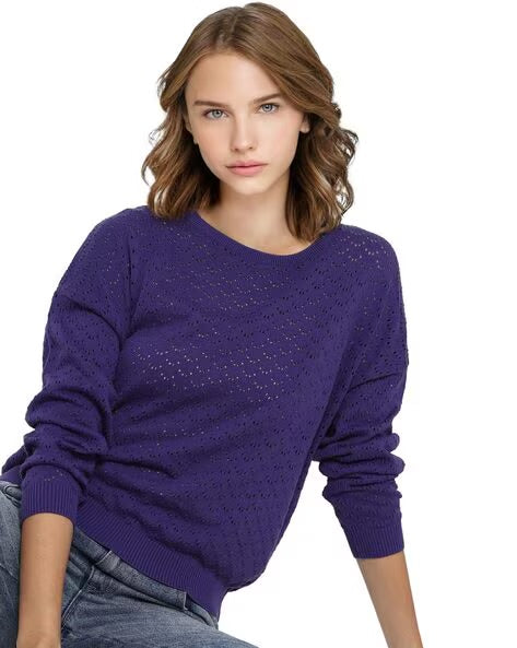 Only Round-Neck Knitted Pullover