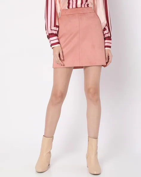 Vero Moda Straight Skirt with Side Pockets