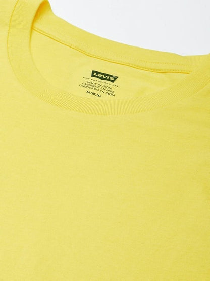 Levi's Limelight Yellow Printed T-Shirt