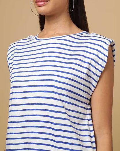 Vero Moda Striped Round-Neck T-Shirt