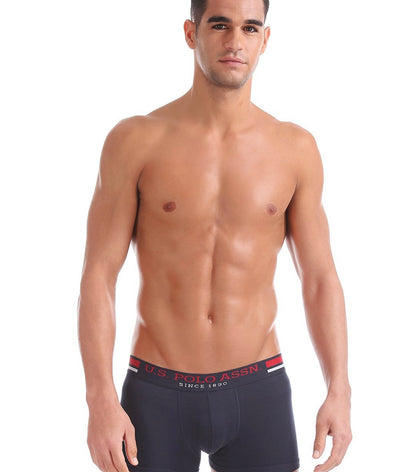 Men’s Solid Comfort Fit Trunks Pack Of Two Assorted