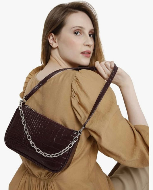 Vero Moda Women Purple Shoulder Bag