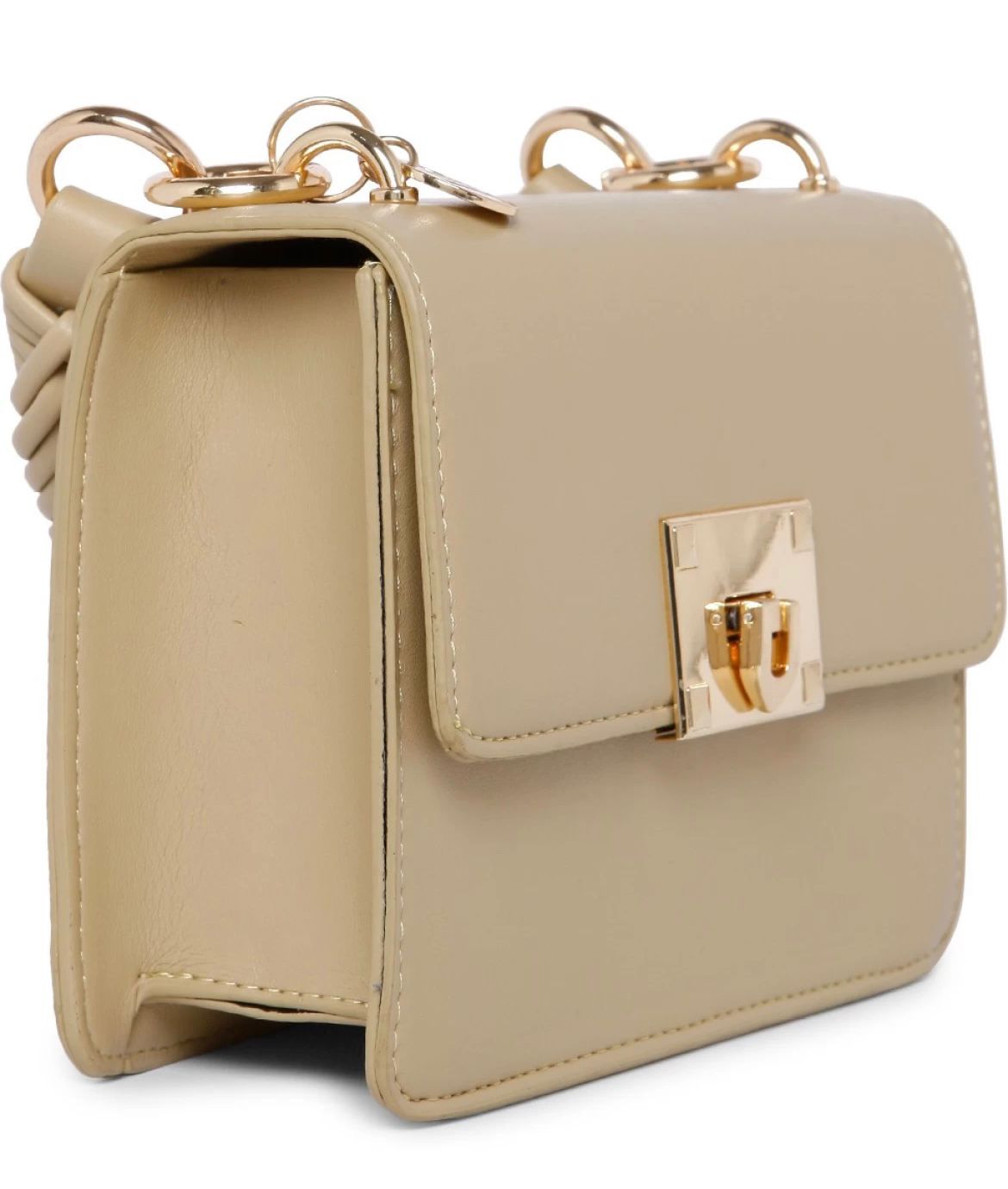 Women Beige Hand Held Bag