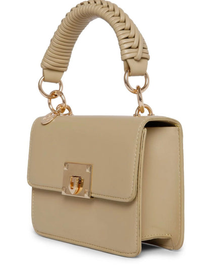 Women Beige Hand Held Bag