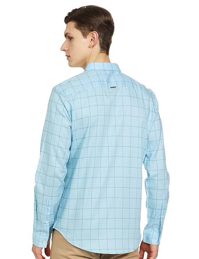 LEVIS Checked Shirt with Spread Collar