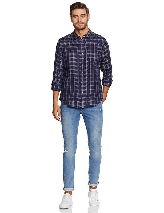 Levi's Men's Checked Slim Fit Shirt