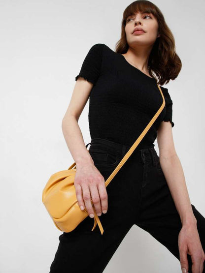 Women Yellow Sling Bag