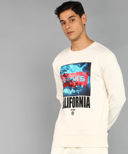 Levi's  Men Full Sleeve Printed Sweatshirt