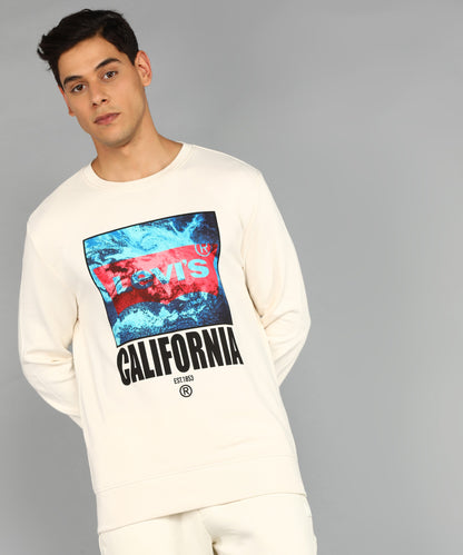 Levi's  Men Full Sleeve Printed Sweatshirt