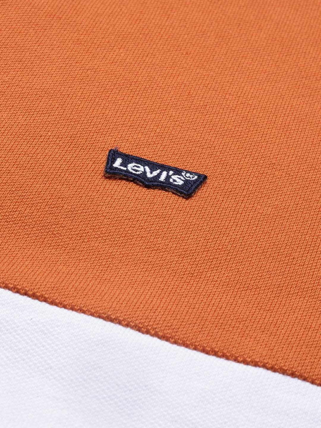 Levi's Men Regular Fit Color block Cotton Polo T-Shirt